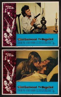 3h073 BEGUILED 8 LCs '71 Clint Eastwood & Geraldine Page, directed by Don Siegel!