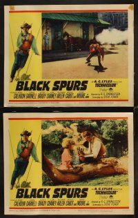 3h612 BLACK SPURS 7 LCs '65 every time Rory Calhoun comes to town, someone's gonna die!