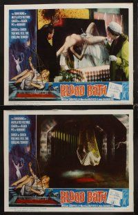 3h087 BLOOD BATH 8 LCs '66 AIP horror, shock by shock you will feel the chilling terror!