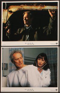 3h090 BLOOD WORK 8 LCs '02 star and director Clint Eastwood, Jeff Daniels, murder mystery!