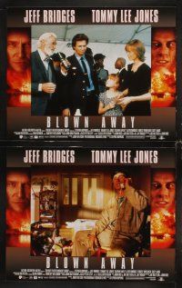 3h091 BLOWN AWAY 8 LCs '94 Jeff Bridges, Tommy Lee Jones, Lloyd Bridges, Forest Whitaker