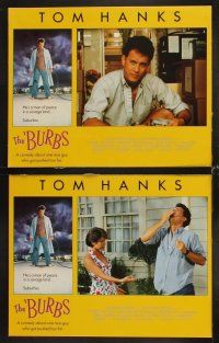 3h105 BURBS 8 LCs '89 best Tom Hanks, Bruce Dern, Carrie Fisher, in savage land, suburbia!