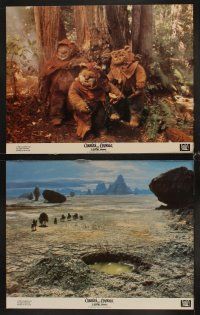 3h109 CARAVAN OF COURAGE 8 color 11x14s '84 George Lucas, An Ewok Adventure, Star Wars!