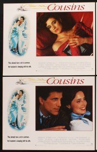 3h135 COUSINS 8 English LCs '88 Ted Danson, Isabella Rossellini, Sean Young, Joel Schumacher