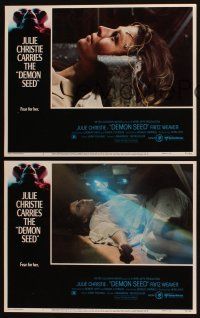 3h807 DEMON SEED 3 LCs '77 Julie Christie is profanely violated by a demonic machine!