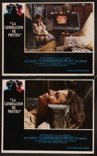 3h150 DEMON SEED 8 Spanish/U.S. LCs '77 Julie Christie is profanely violated by a demonic machine!