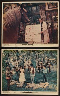 3h617 DOCTOR DOLITTLE 7 LCs R69 Rex Harrison speaks with animals, directed by Richard Fleischer!
