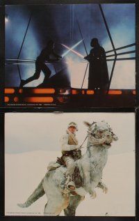 3h178 EMPIRE STRIKES BACK 8 color 11x14 stills '80 George Lucas classic, great full-bleed images!