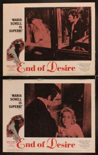 3h180 END OF DESIRE 8 LCs '58 Une vie, Alexandre Astruc, Maria Schell, Christian Marquand