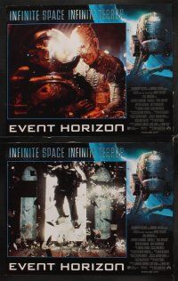 3h188 EVENT HORIZON 8 LCs '97 Laurence Fishburne, Sam Neill, Kathleen Quinlan, terror in space!