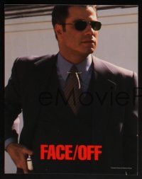 3h668 FACE/OFF 6 LCs '97 John Travolta and Nicholas Cage switch faces, John Woo sci-fi action!