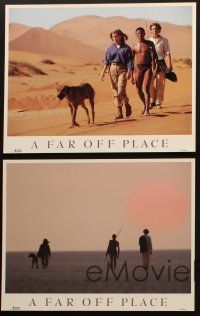 3h710 FAR OFF PLACE 5 LCs '93 Disney, great images of young Reese Witherspoon in African desert!