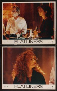 3h214 FLATLINERS 8 LCs '90 Kiefer Sutherland, Julia Roberts, Kevin Bacon, Baldwin, Oliver Platt
