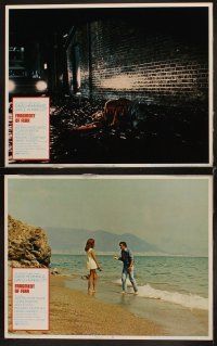 3h220 FRAGMENT OF FEAR 8 LCs '70 David Hemmings, Gayle Hunnicutt, murder in Pompeii!