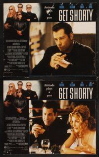3h226 GET SHORTY 8 LCs '95 John Travolta, Danny DeVito, Gene Hackman, Rene Russo