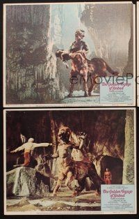 3h815 GOLDEN VOYAGE OF SINBAD 3 LCs '73 John Phillip Law, great special effects monster images!