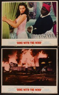 3h816 GONE WITH THE WIND 3 LCs R68 Clark Gable, Vivien Leigh, Hattie McDaniel all-time classic!
