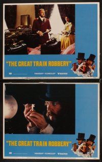 3h234 GREAT TRAIN ROBBERY 8 LCs '79 Sean Connery, Donald Sutherland & sexy Lesley-Anne Down!