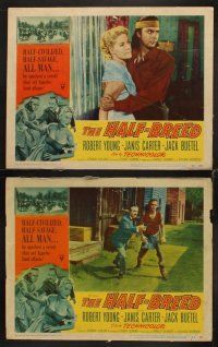 3h240 HALF-BREED 8 LCs '52 Robert Young, Janis Carter, Jack Buetel, Native Americans!