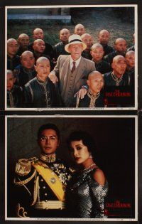 3h311 LAST EMPEROR 8 LCs '87 Bernardo Bertolucci epic, Chinese leader John Lone, Peter O'Toole!