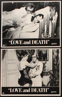 3h681 LOVE & DEATH 6 LCs '75 Woody Allen & Diane Keaton romantic comedy!