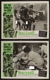 3h331 MACABRO 8 LCs '66 Italian mondo horror documentary, see the forbidden world in the raw!