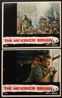 3h638 McKENZIE BREAK 7 LCs '71 Brian Keith in the ultimate World War II escape film!