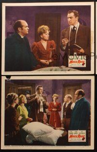 3h832 MOSS ROSE 3 LCs '47 Peggy Cummins, Victor Mature, Vincent Price, murder mystery!