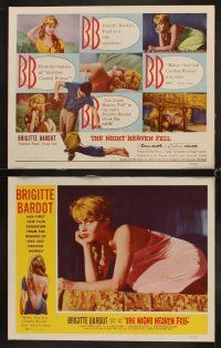 3h372 NIGHT HEAVEN FELL 8 LCs '58 sexy Brigitte Bardot, Vadim's Les bijoutiers du Clair de lune!