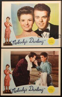 3h834 NOBODY'S DARLING 3 LCs '43 America's Little Sister Mary Lee, directed by Anthony Mann!