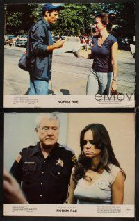 3h835 NORMA RAE 3 color 11x14 stills '79 Sally Field as a woman with the courage to risk everything