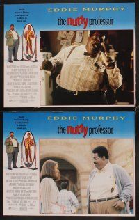 3h384 NUTTY PROFESSOR 8 LCs '96 wacky images of Eddie Murphy as Klump, Jada Pinkett Smith!