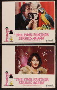 3h412 PINK PANTHER STRIKES AGAIN 8 LCs '76 Peter Sellers as Inspector Clouseau, Blake Edwards!
