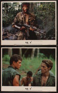 3h413 PLATOON 8 LCs '86 Oliver Stone classic, Tom Berenger, Willem Dafoe, Vietnam War!