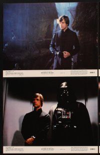 3h431 RETURN OF THE JEDI 8 color 11x14 stills '83 George Lucas classic, Mark Hamill, Harrison Ford