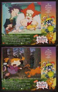 3h444 RUGRATS MOVIE 8 LCs '98 Nickelodeon cartoon for anyone who ever wore diapers!