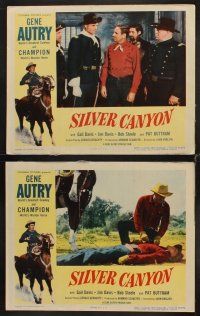 3h465 SILVER CANYON 8 LCs '51 World's Greatest Cowboy Gene Autry & Champion, World's Wonder Horse!