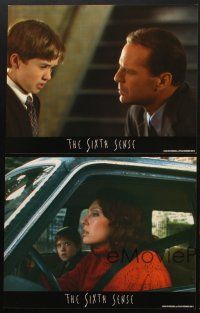 3h782 SIXTH SENSE 4 LCs '99 Bruce Willis, Haley Joel Osment, directed by M. Night Shyamalan!