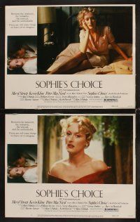 3h474 SOPHIE'S CHOICE 8 LCs '82 Alan J. Pakula directed, Meryl Streep, Kevin Kline, Peter MacNicol!