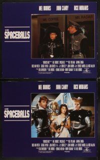 3h476 SPACEBALLS 8 LCs '87 best Mel Brooks sci-fi Star Wars spoof, John Candy, Pullman, Moranis