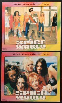 3h695 SPICE WORLD 6 Spanish/U.S. LCs '98 Spice Girls, Victoria Beckham, English pop music!
