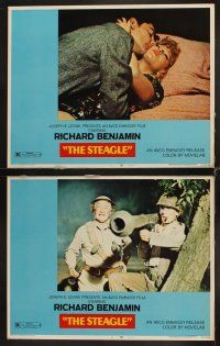 3h486 STEAGLE 8 LCs '71 Richard Benjamin, Chill Wills, Cloris Leachman, craps gambling scene!