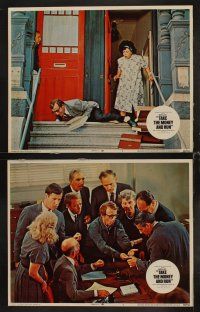 3h652 TAKE THE MONEY & RUN 7 LCs '69 Woody Allen, Janet Margolin, wacky classic mockumentary!