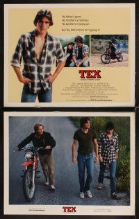 3h517 TEX 8 LCs '82 young Matt Dillon, Meg Tilly & Emilio Estevez, from S.E. Hinton's novel!