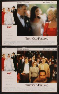 3h519 THAT OLD FEELING 8 LCs '97 Bette Midler, Dennis Farina, directed by Carl Reiner!