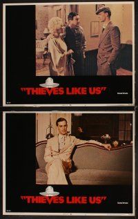 3h522 THIEVES LIKE US 8 LCs '74 Keith Carradine, Shelley Duvall, directed by Robert Altman!