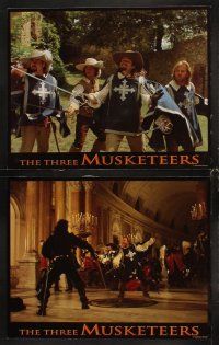 3h526 THREE MUSKETEERS 8 LCs '93 Walt Disney, Chris O'Donnell, Oliver Platt, Tim Curry, DeMornay!