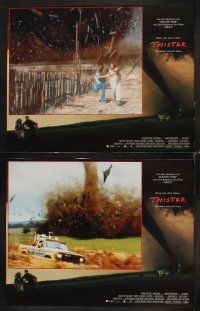 3h551 TWISTER 8 German LCs '96 storm chasers Bill Paxton & Helen Hunt running away from tornado!
