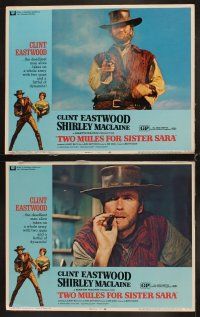 3h656 TWO MULES FOR SISTER SARA 7 LCs '70 gunslinger Clint Eastwood & Shirley MacLaine, Don Siegel!