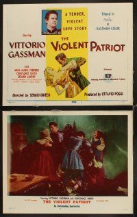 3h560 VIOLENT PATRIOT 8 LCs '60 Vittorio Gassman, Anna Maria Ferrero, a tender violent love story!